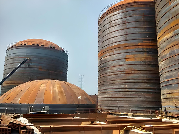 谢通门焦粉钢板仓